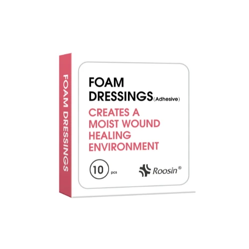 Foam Wound Dressing With Silicone Adhesive Border